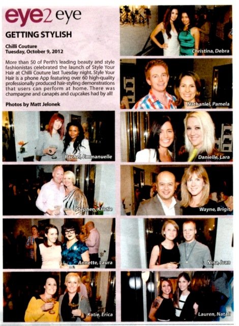 Chilli Couture Featured in X-Press Magazine for Style Your Hair App Launch!
